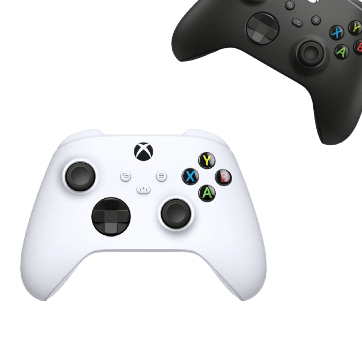 White gaming controller